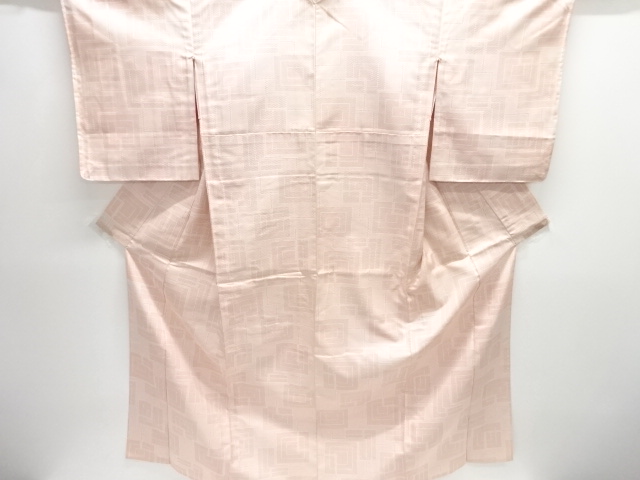 JAPANESE KIMONO / OMESHI / NISHIJIN-ORI / UNUSED / WOVEN GEOMETRIC